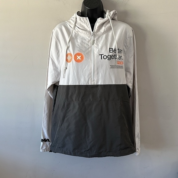 Independent Trading Co. -Unisex Lightweight Quarter-Zip Windbreaker hood… small - Picture 9 of 15